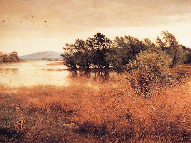 Sir John Everett Millais Chill October Norge oil painting art